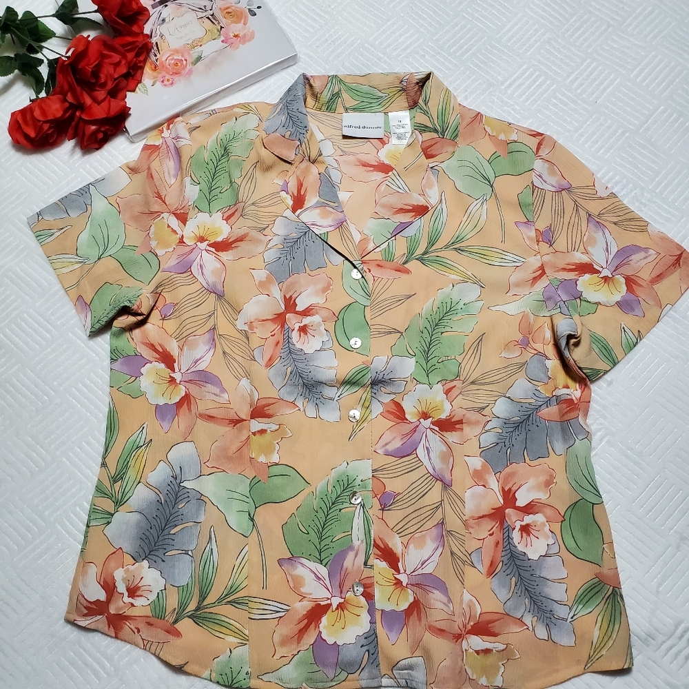 Alfred Dunner Floral Shirt